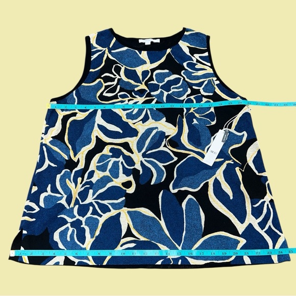 Chico’s Traveler Floral Shell Tank Top NWT - Picture 6 of 8